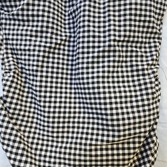 New Kona Sol Women's Black & White Check Round-Neck One-Piece Swimsuit Size S - Picture 3 of 5